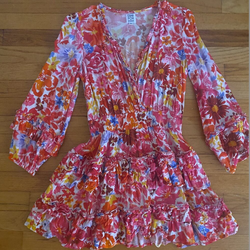 Cake for Dinner Pink Floral Mini Dress | Southern Boutique